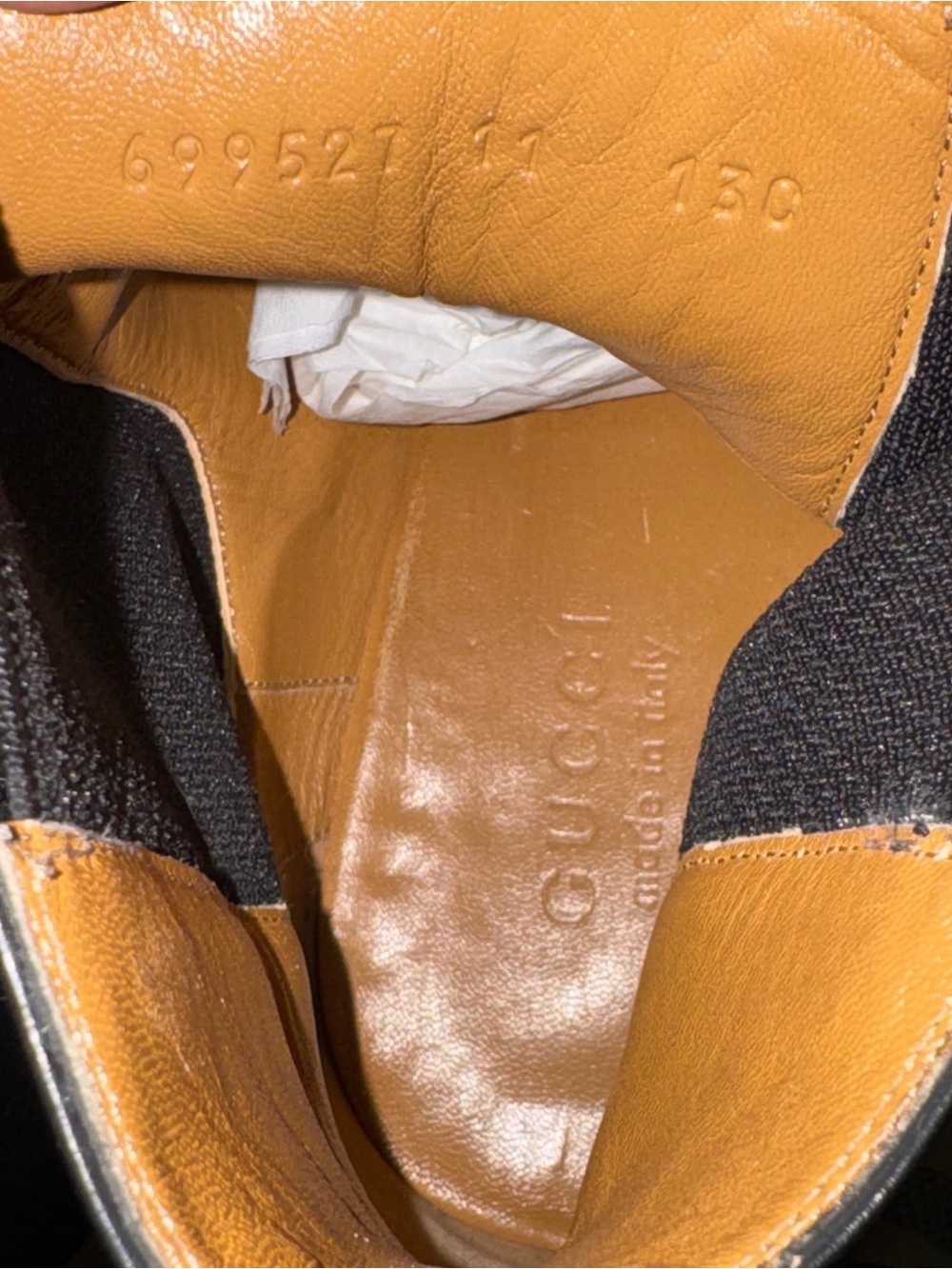 GUCCI Black Leather Chelsea - Picture 14 of 16